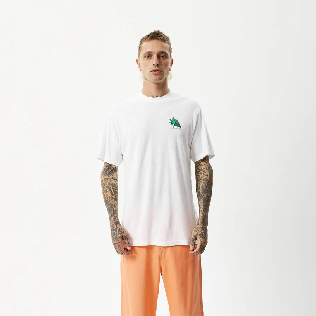 AFENDS Mens Crops - Retro Logo T-Shirt - White sold by Afends product image thumbnail 5