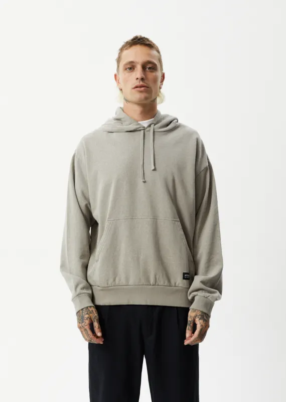 AFENDS Mens All Day - Hoodie - Olive sold by Afends