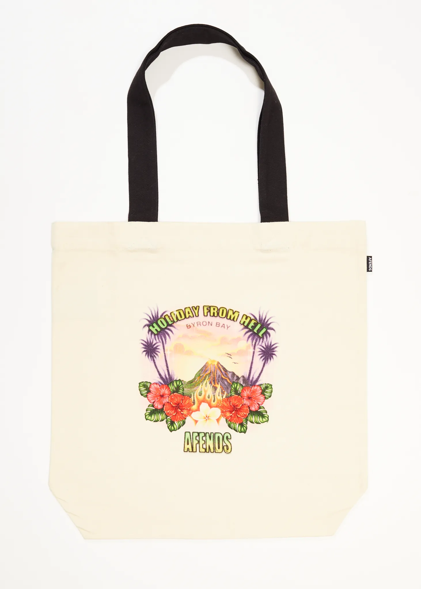 AFENDS Mens Holiday - Unisex Tote Bag - Sand sold by Afends