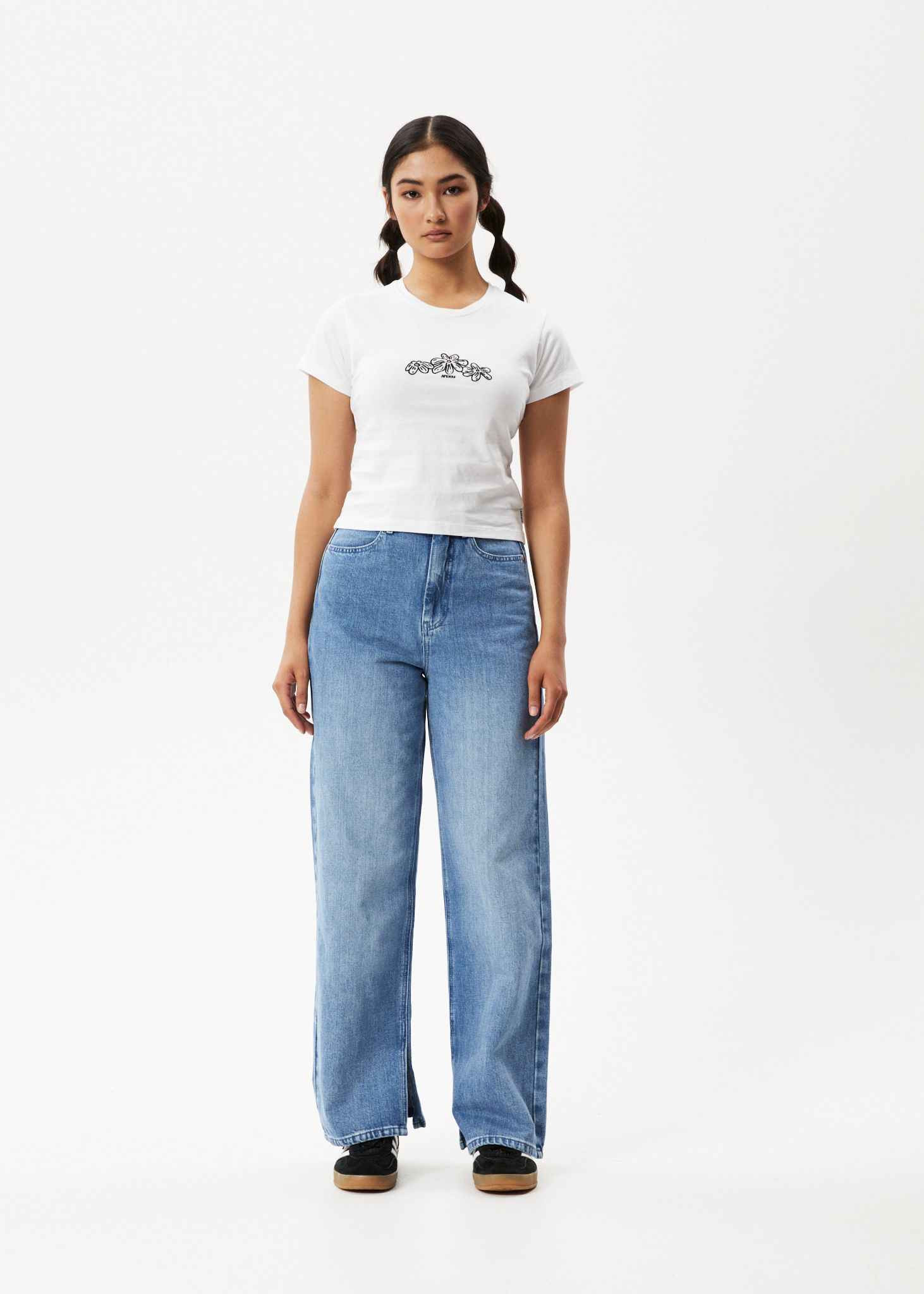 Afends Womens Elliot - Baby T-Shirt - White sold by Afends product image thumbnail 3