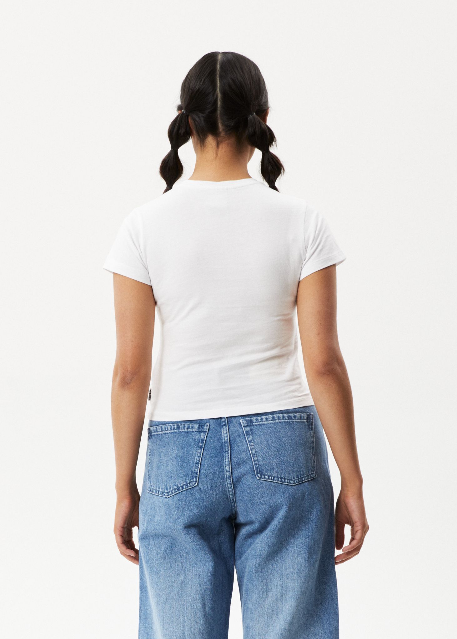 Afends Womens Elliot - Baby T-Shirt - White sold by Afends product image thumbnail 5