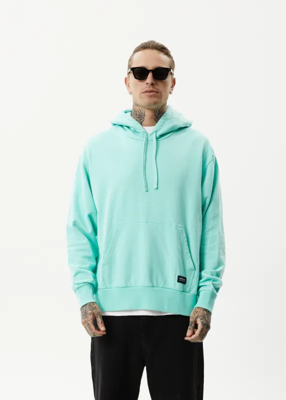 AFENDS Mens All Day - Relaxed Hoodie - Mint sold by Afends