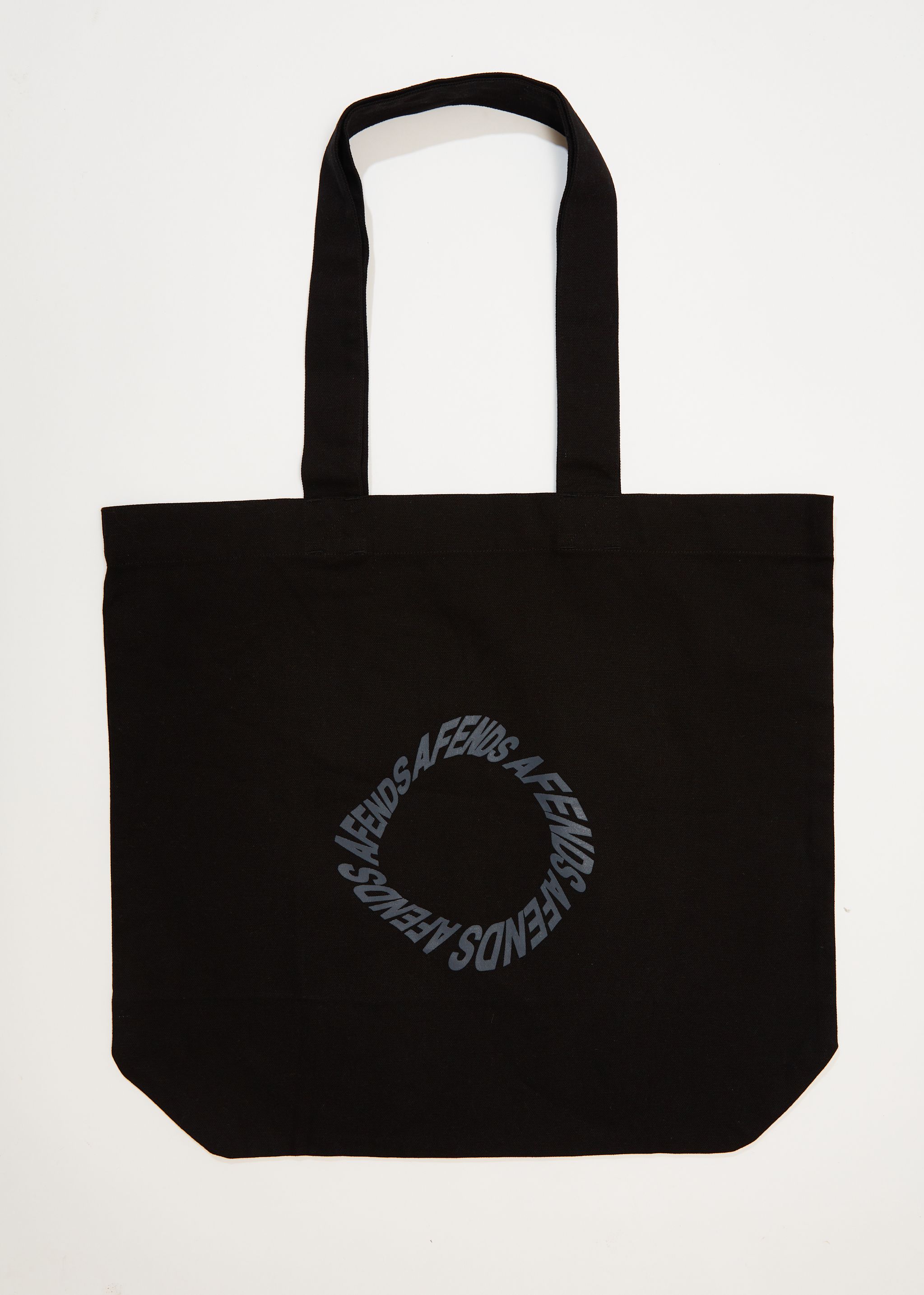 Afends Unisex Vortex - Recycled Tote Bag - Black sold by Afends product image thumbnail 2
