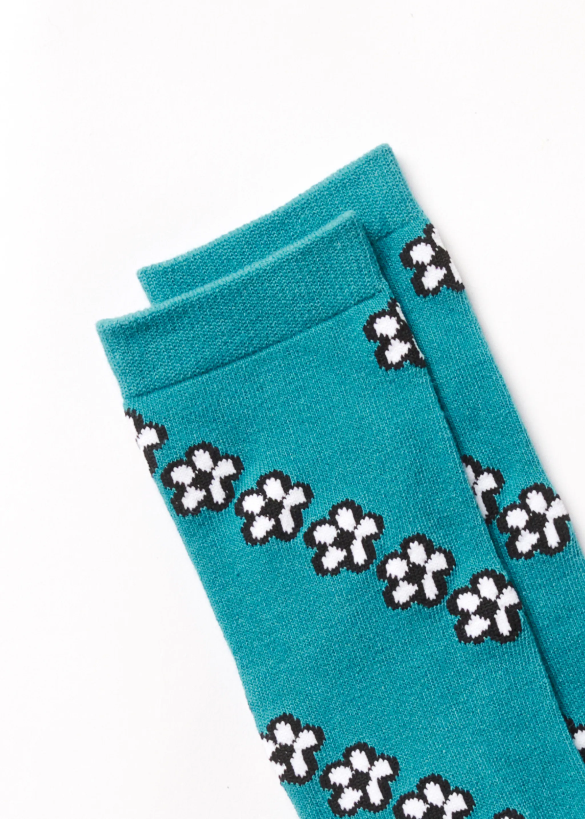 AFENDS Unisex Back To It - Crew Socks - Azure sold by Afends product image thumbnail 2