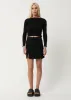 AFENDS Womens Cola - Panelled Mini Skirt - Black sold by Afends