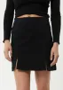 AFENDS Womens Cola - Panelled Mini Skirt - Black sold by Afends