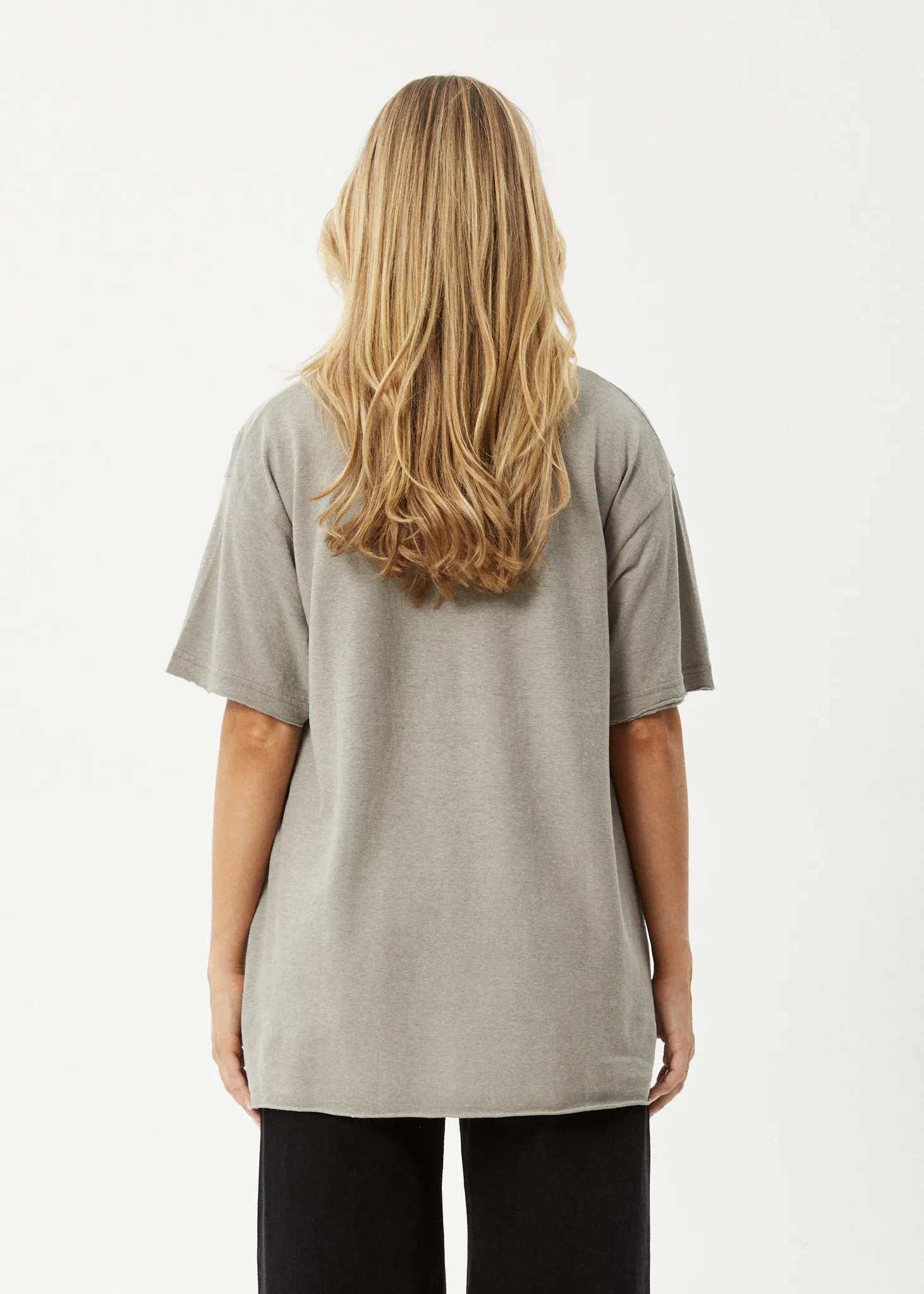 AFENDS Womens Slay - Oversized Tee - Olive sold by Afends product image thumbnail 5