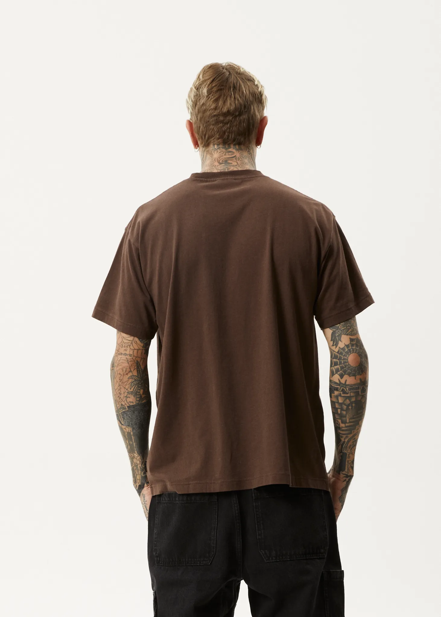 AFENDS Mens Pilot - Boxy T-Shirt - Coffee sold by Afends product image thumbnail 5