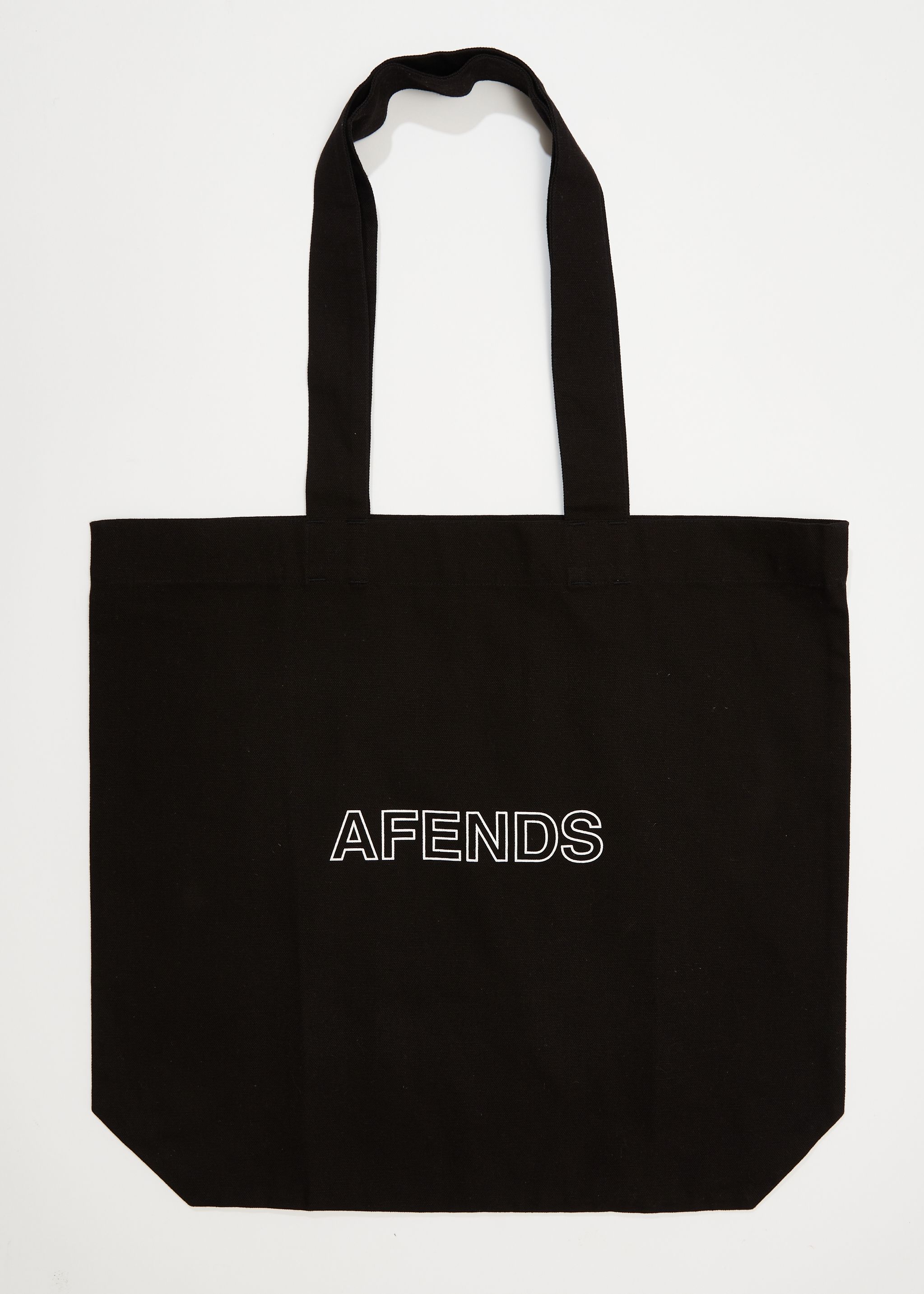 Afends Unisex Outline - Recycled Tote Bag - Black sold by Afends