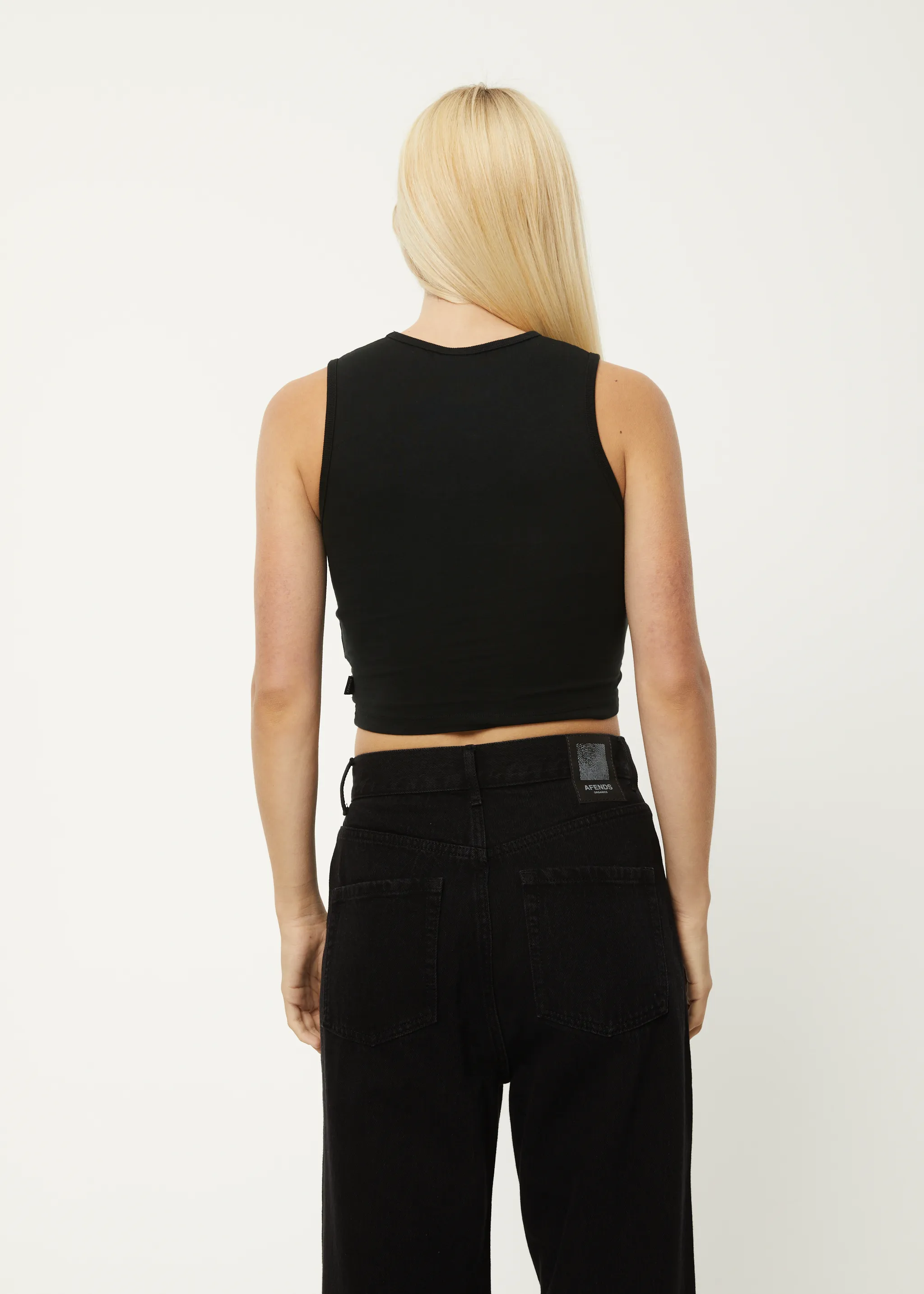 AFENDS Womens Josie Dalston - Graphic Tank - Black sold by Afends product image thumbnail 5