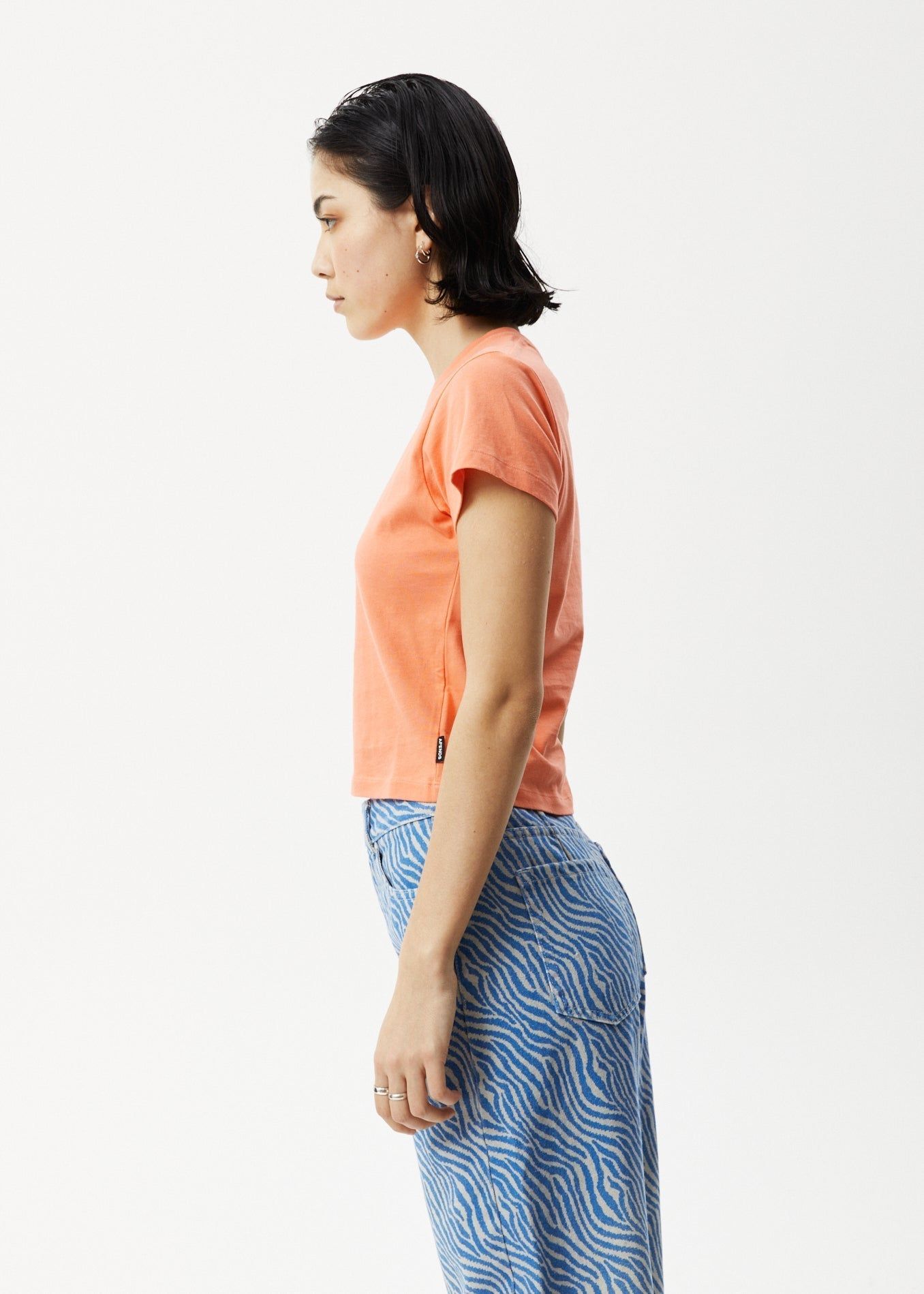 Afends Womens Surf - Baby T-Shirt - Peach sold by Afends product image thumbnail 4