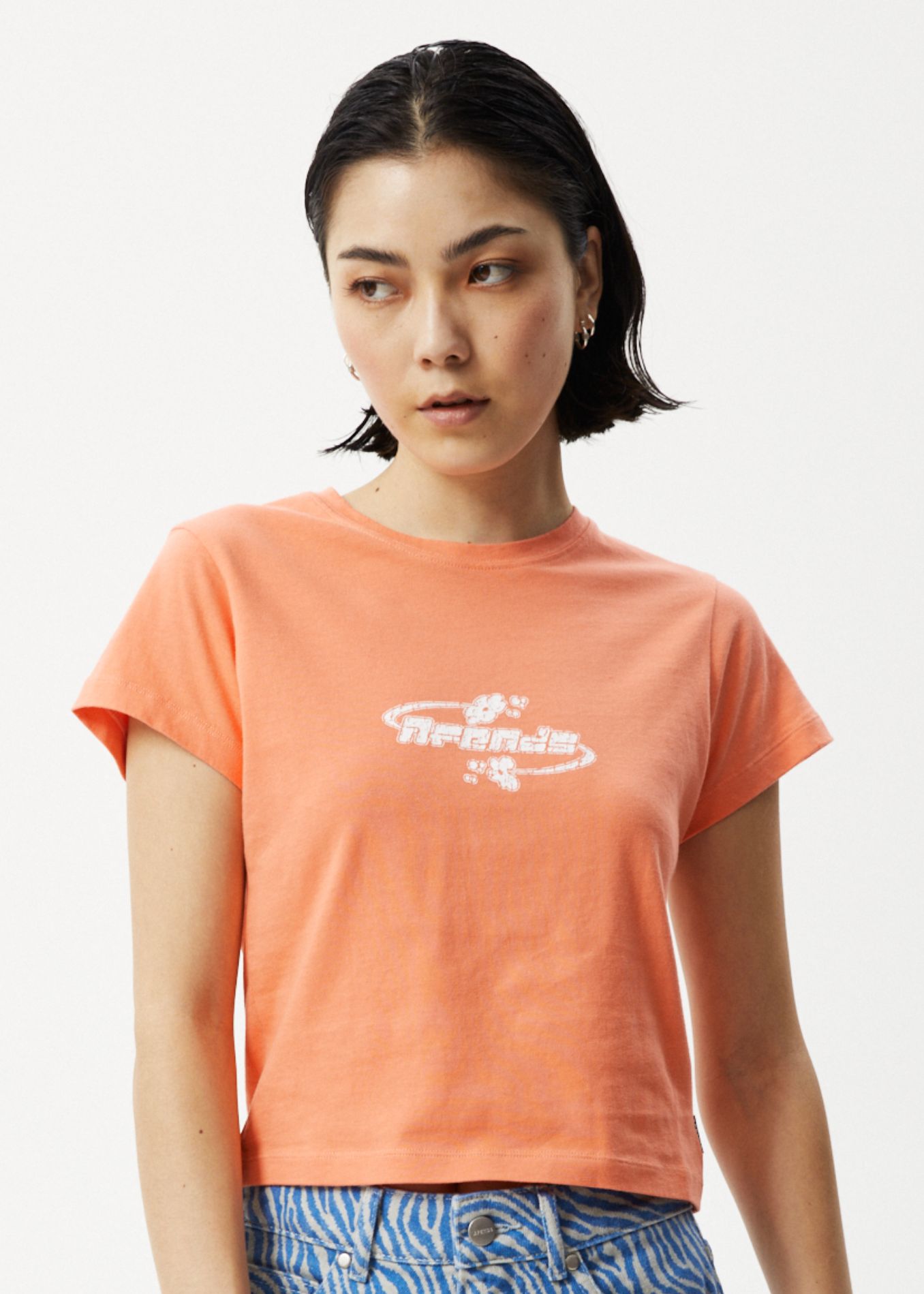 Afends Womens Surf - Baby T-Shirt - Peach sold by Afends product image thumbnail 2
