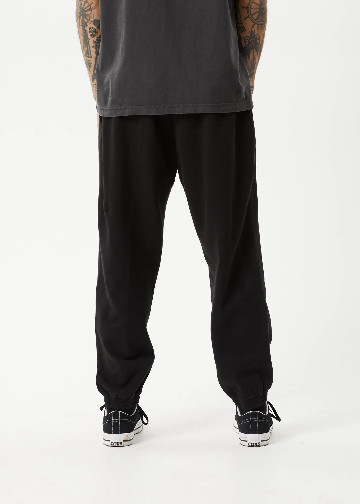 AFENDS Mens Hometown - Track Pant - Black sold by Afends product image thumbnail 5