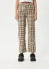 AFENDS Womens Check Out Shelby - Pants - Moonbeam Check sold by Afends
