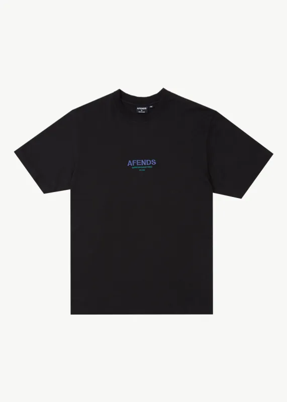 AFENDS Mens Vinyl - Retro Tee - Black sold by Afends