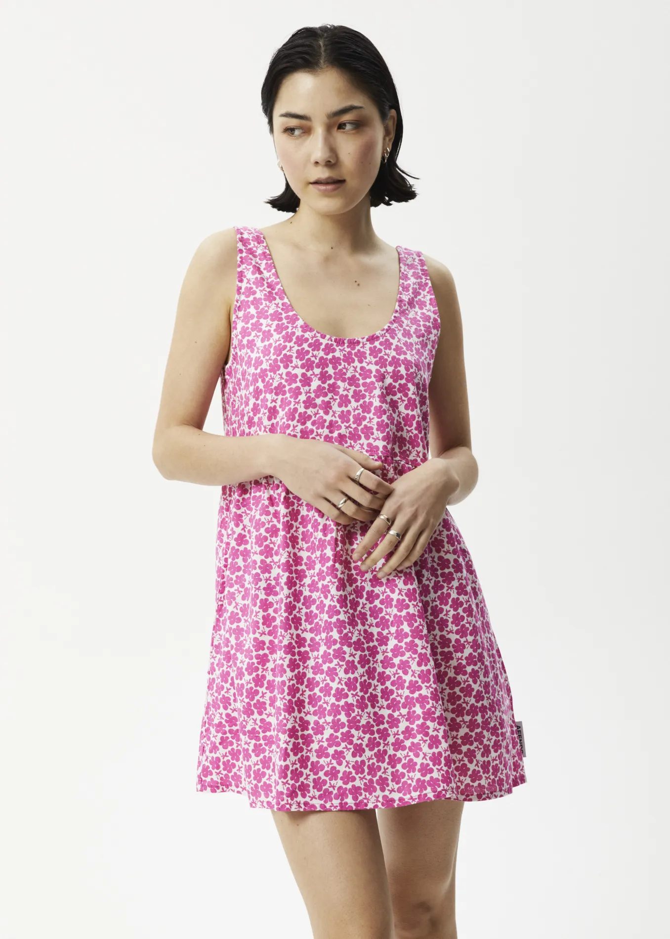 AFENDS Womens Madeline Jesse - Mini Dress - Bubblegum Floral sold by Afends product image thumbnail 5