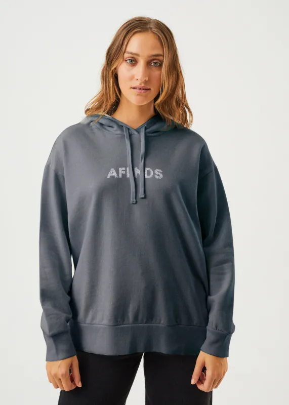 AFENDS Womens Dua - Hoodie - Charcoal sold by Afends