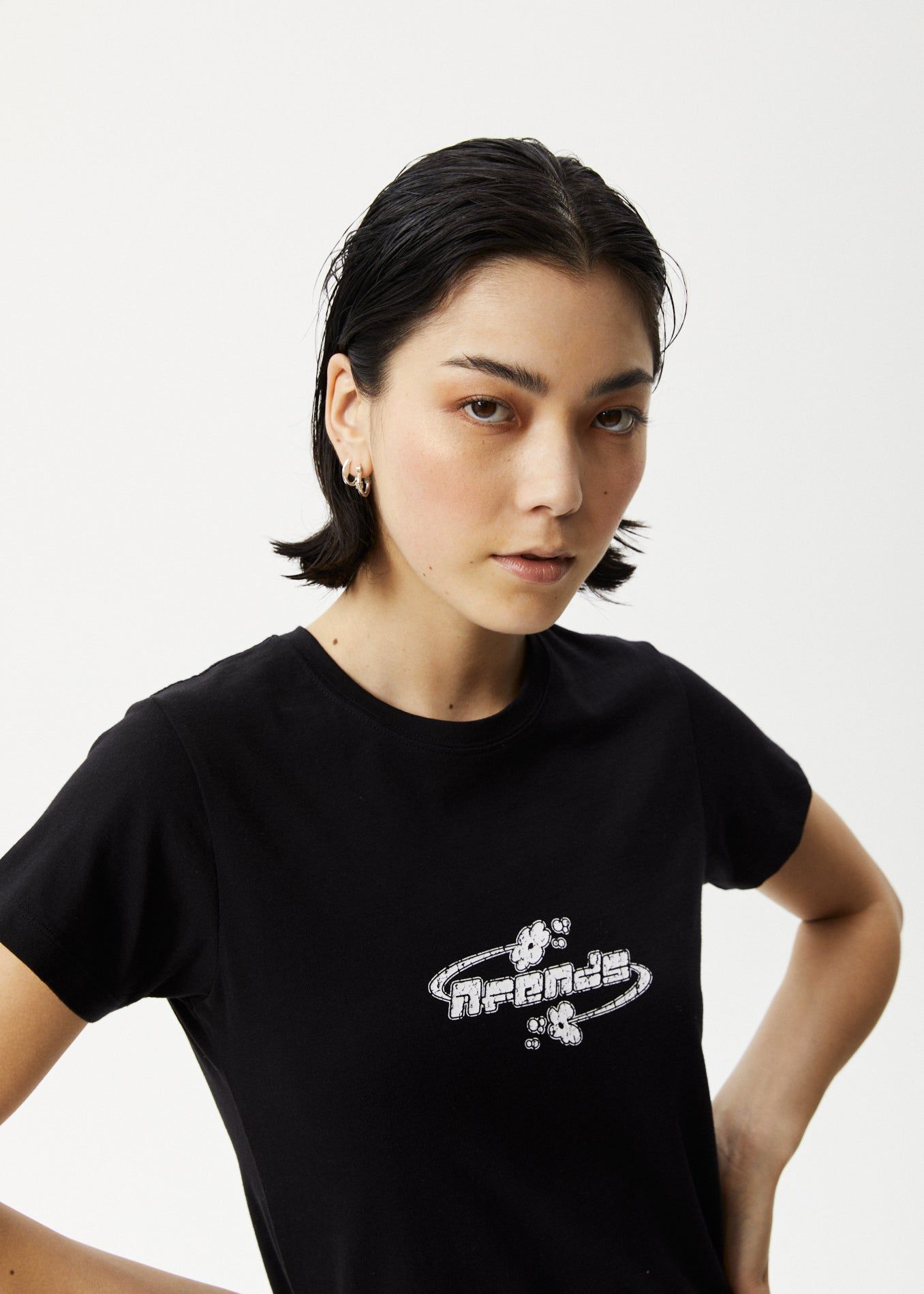 Afends Womens Surf - Baby T-Shirt - Black sold by Afends product image thumbnail 2