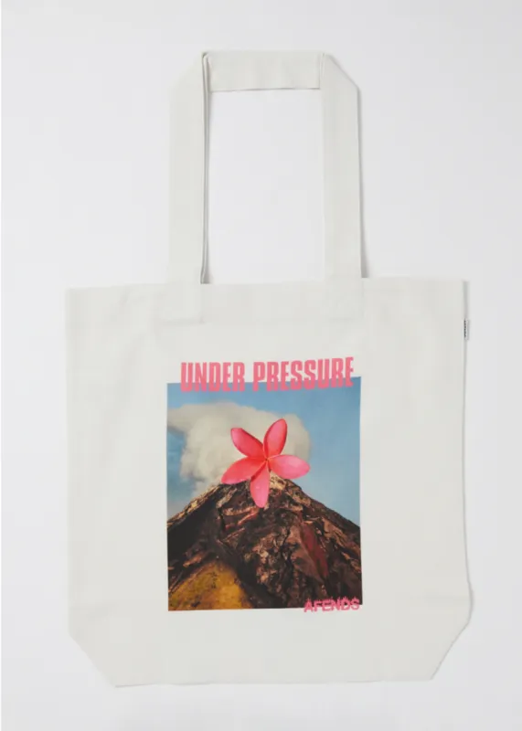 AFENDS Mens Collage - Unisex Tote Bag - White sold by Afends