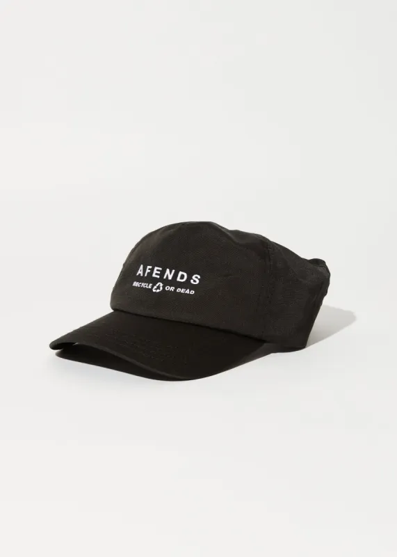 AFENDS Unisex Calico - Cap - Black sold by Afends