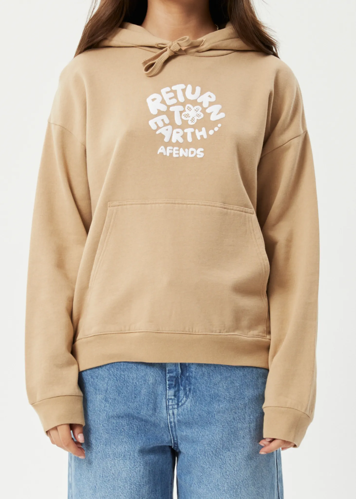 AFENDS Womens Taylor - Hoodie - Tan sold by Afends product image thumbnail 2