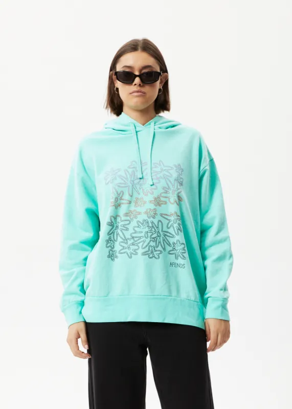 AFENDS Womens Ava - Graphic Hoodie - Mint sold by Afends