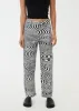 AFENDS Womens Broccoli - Wide Leg Pant - Black sold by Afends