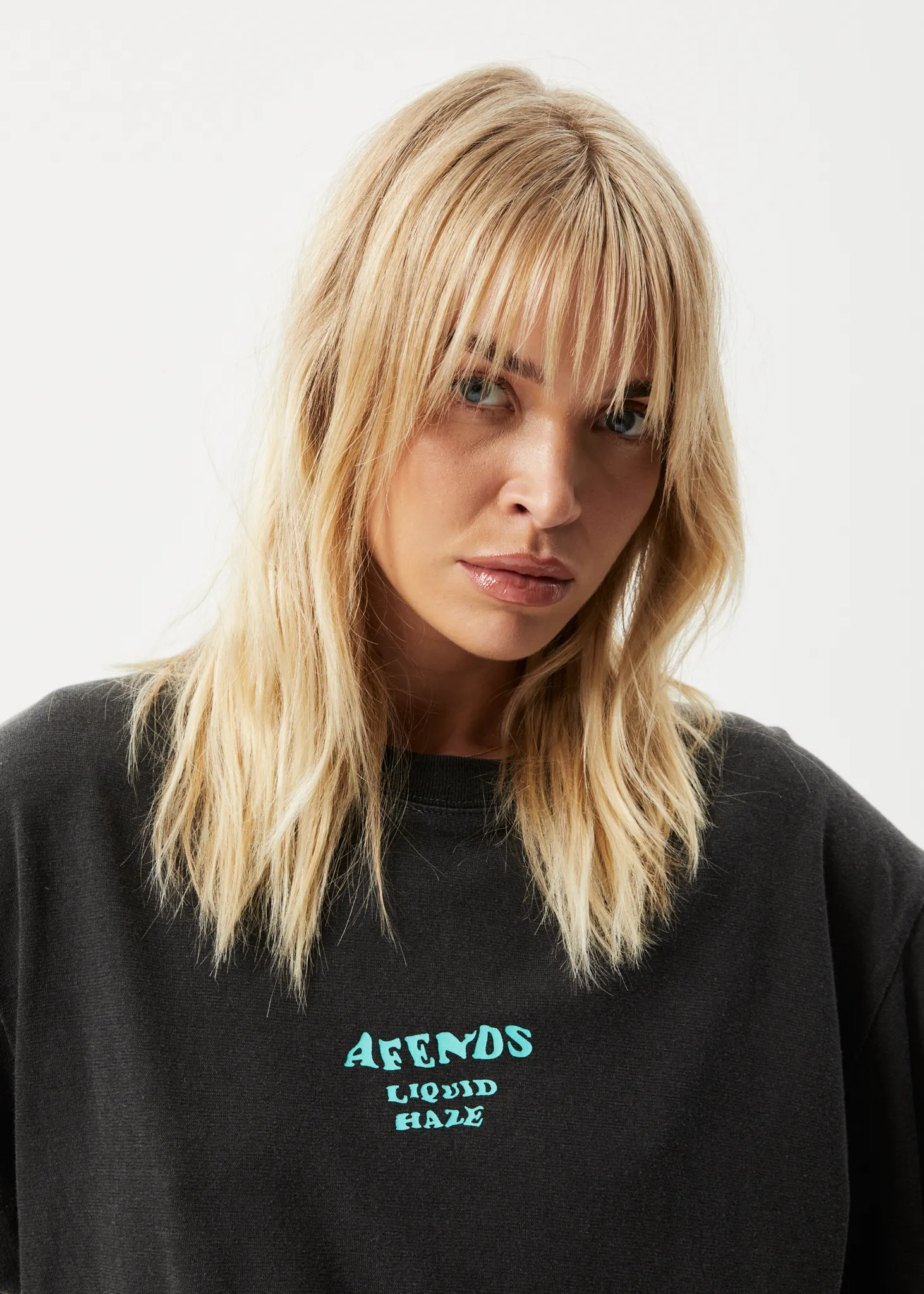 AFENDS Womens Daze Slay - Oversized Graphic T-Shirt - Stone Black sold by Afends product image thumbnail 5