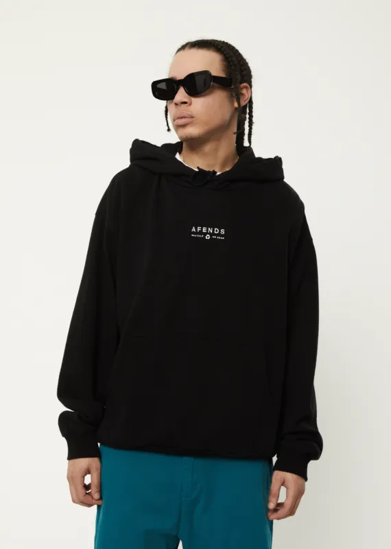 AFENDS Mens Calico - Hoodie - Black sold by Afends