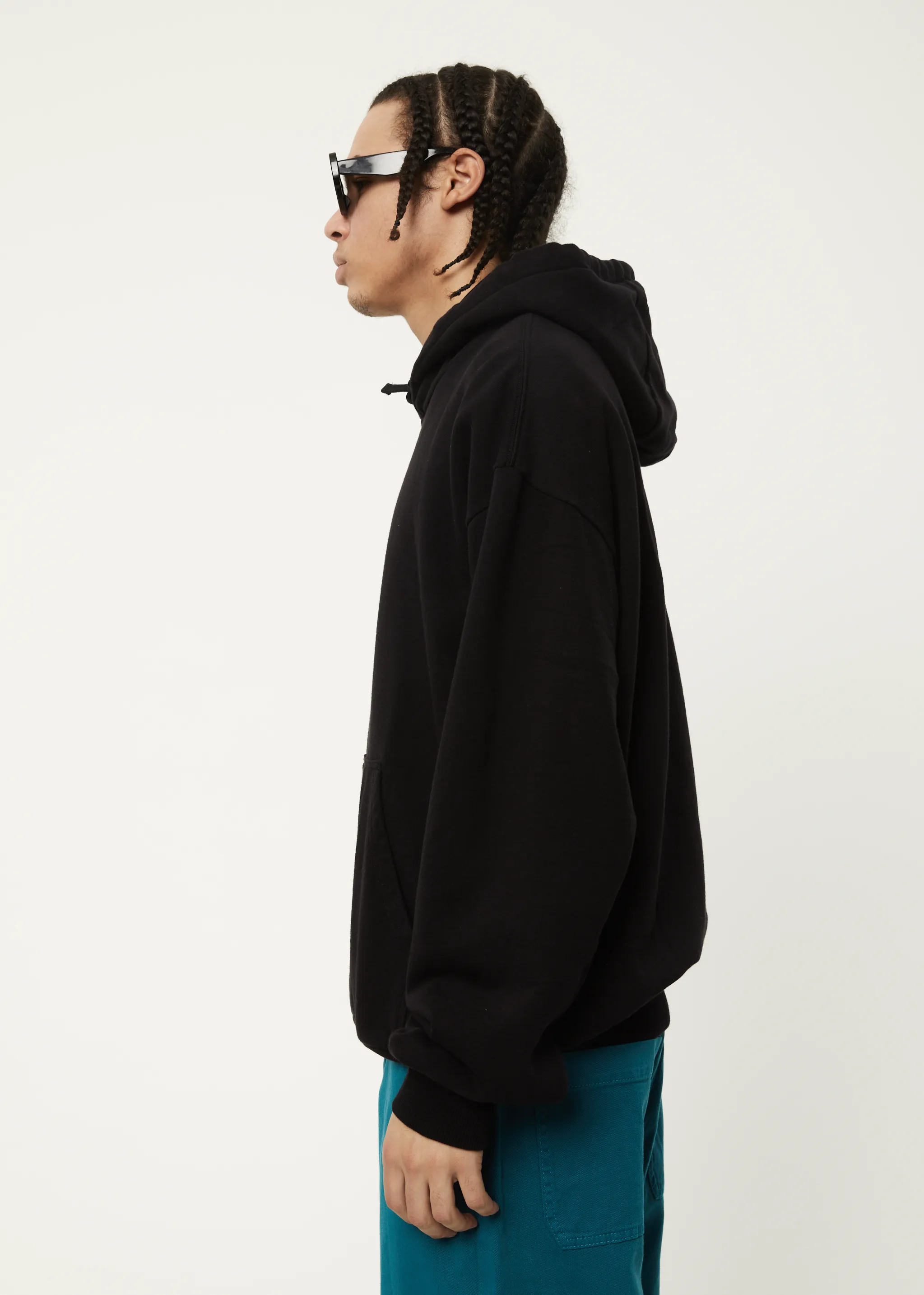 AFENDS Mens Calico - Hoodie - Black sold by Afends product image thumbnail 4
