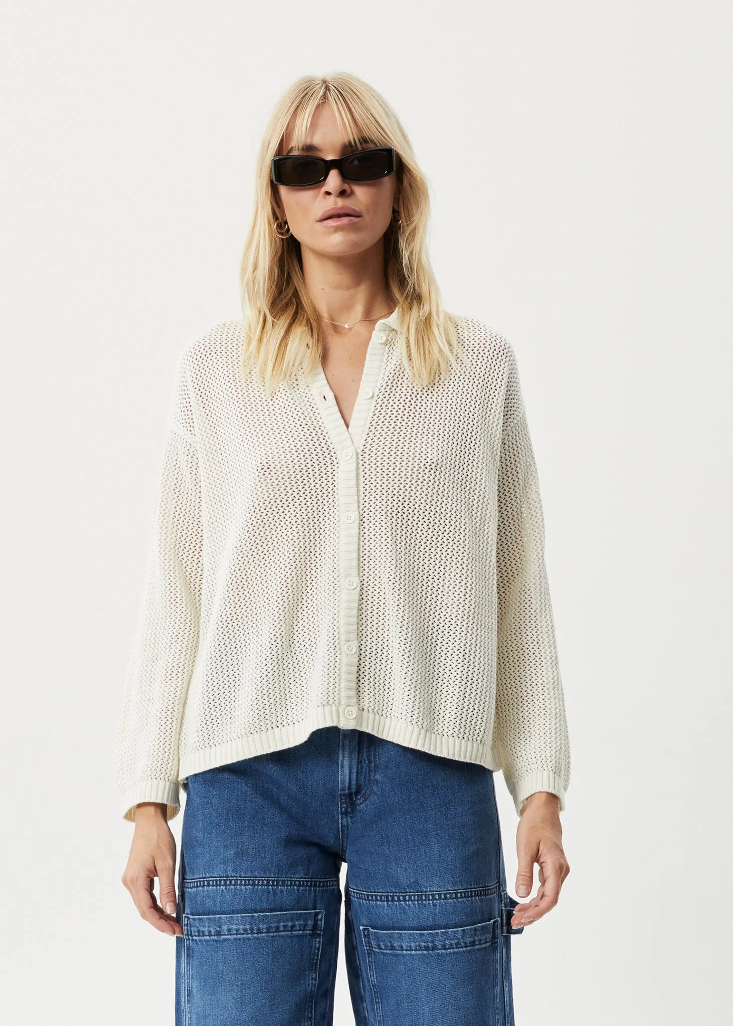 AFENDS Womens Ryder - Knit Shirt - White sold by Afends product image thumbnail 3