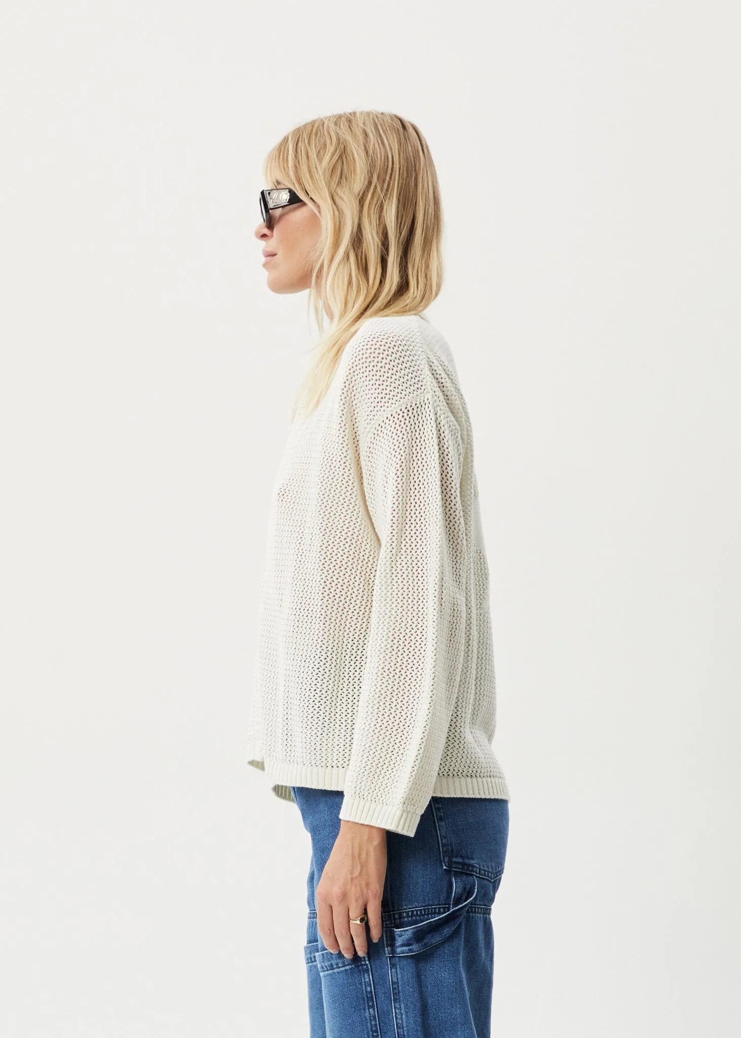 AFENDS Womens Ryder - Knit Shirt - White sold by Afends product image thumbnail 5