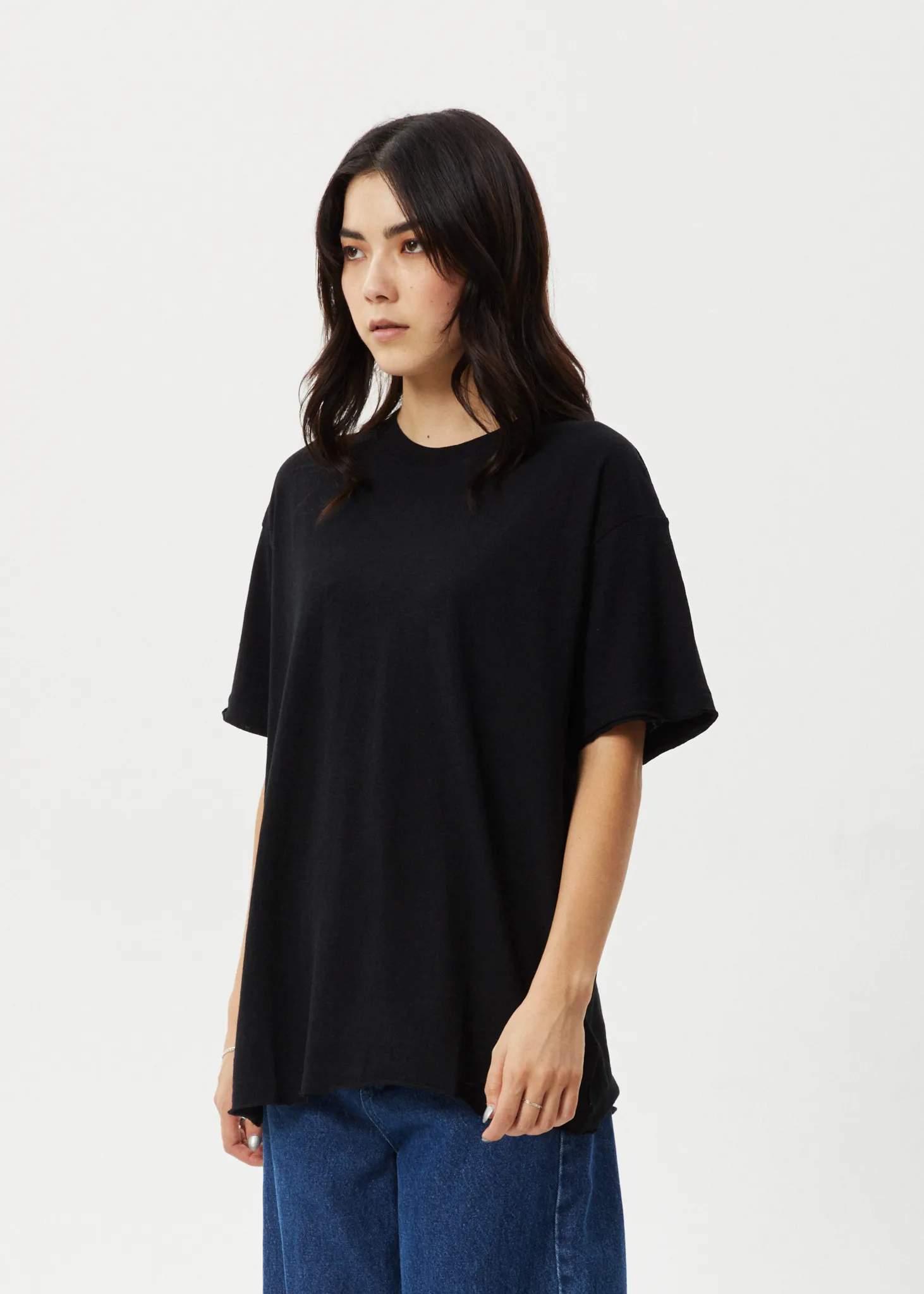AFENDS Womens Slay - Oversized Tee - Black sold by Afends product image thumbnail 3