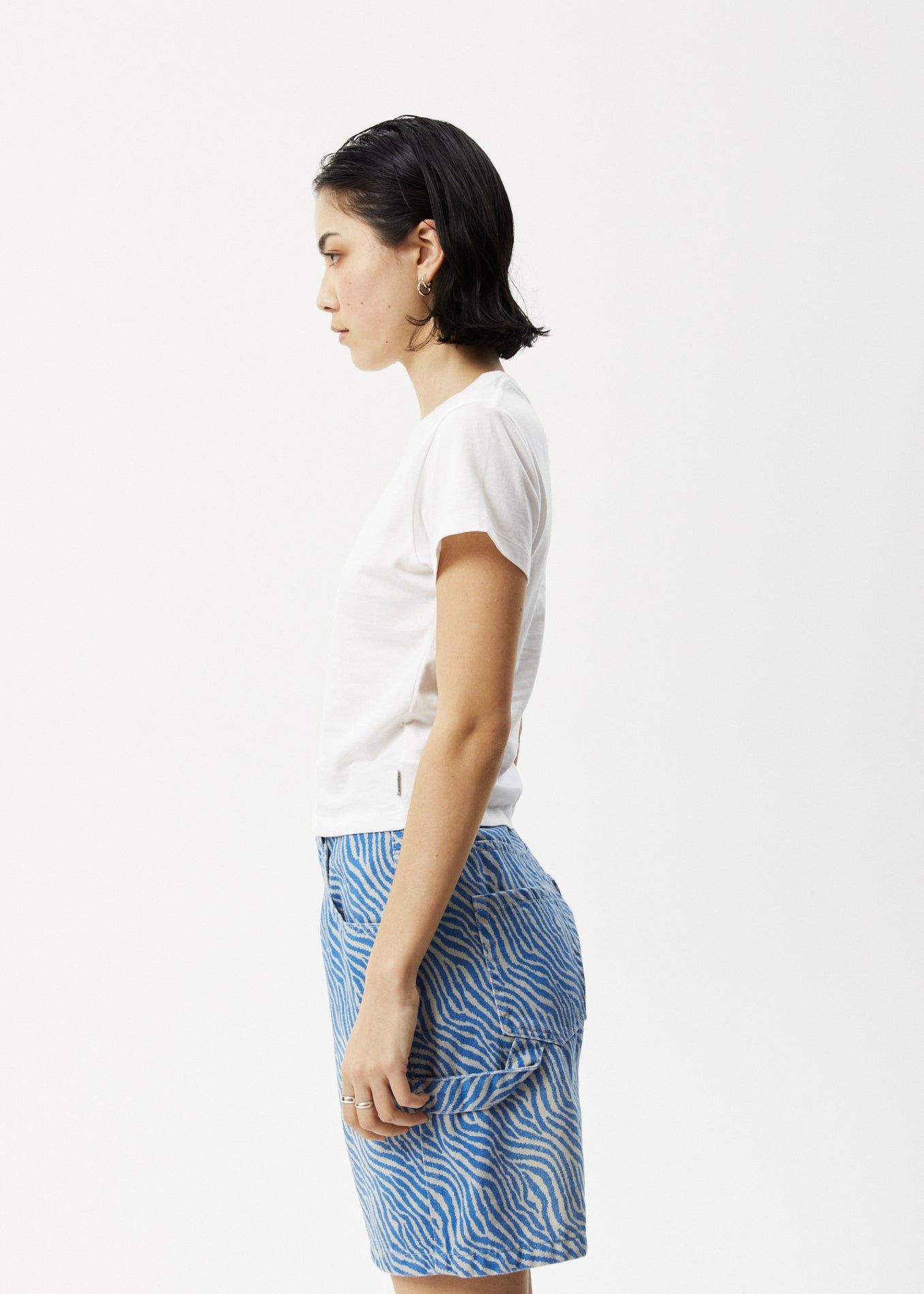 Afends Womens Surf - Baby T-Shirt - White sold by Afends product image thumbnail 4