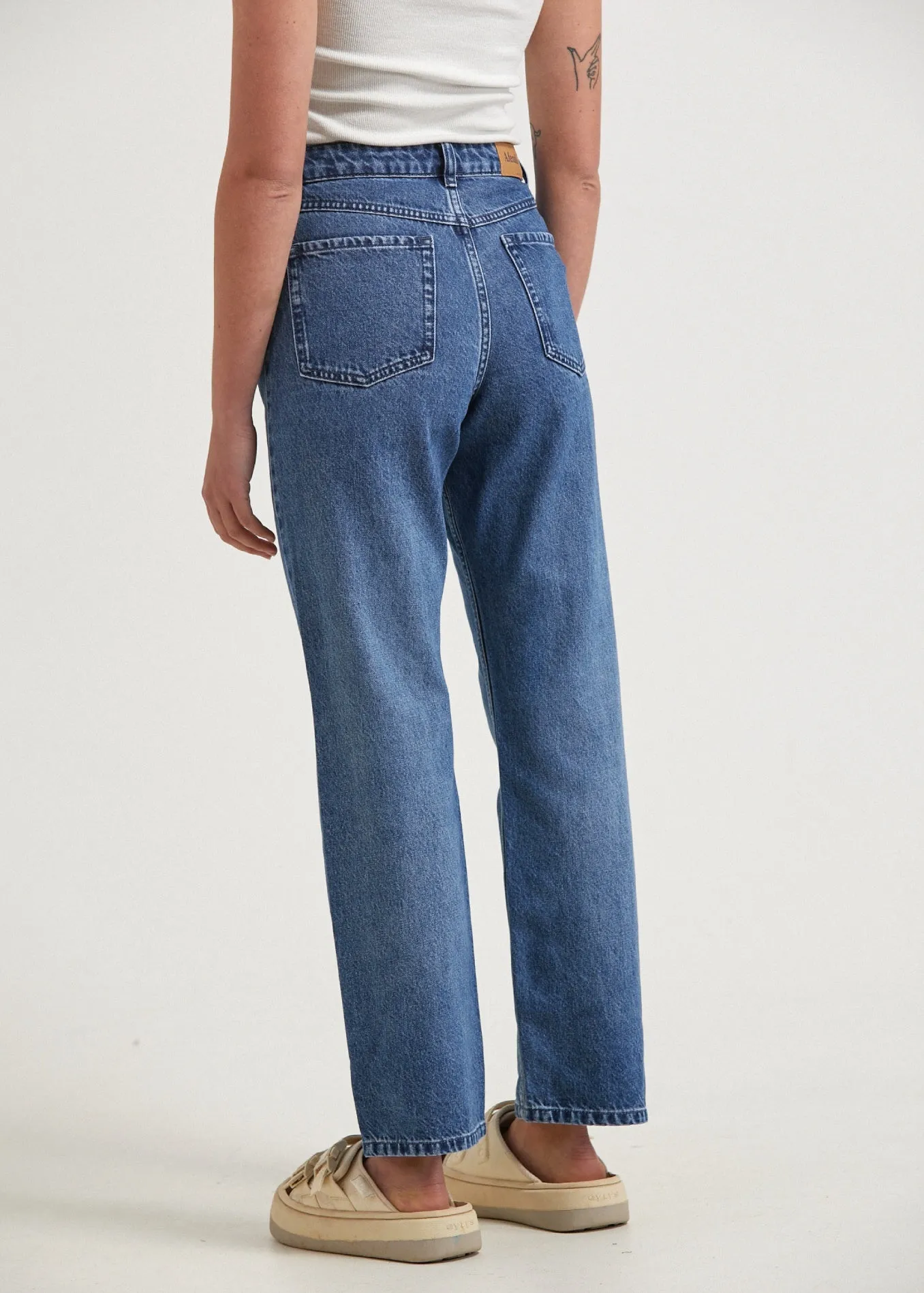 AFENDS Womens Violet - Denim Straight Leg Jean - Authentic Blue sold by Afends product image thumbnail 4