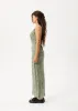 AFENDS Womens Base - Seersucker Maxi Dress - Deep Green Check sold by Afends