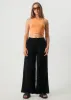 AFENDS Womens Night Away - Corduroy Baggy Wide Leg Pants - Black sold by Afends