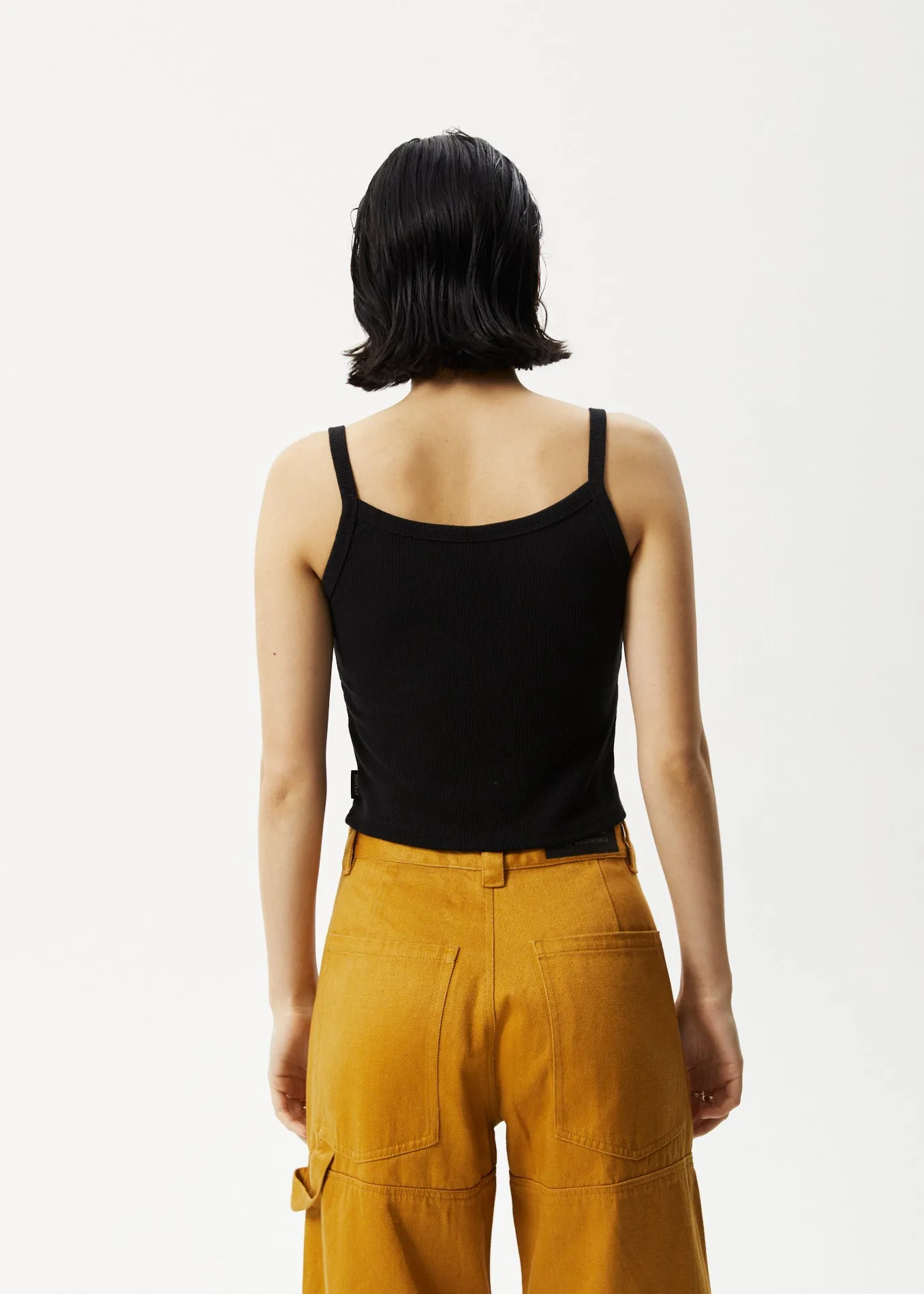 AFENDS Womens Taylor - Rib Singlet - Black sold by Afends product image thumbnail 5