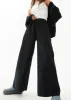 AFENDS Womens Night Away - Corduroy Baggy Wide Leg Pants - Black sold by Afends