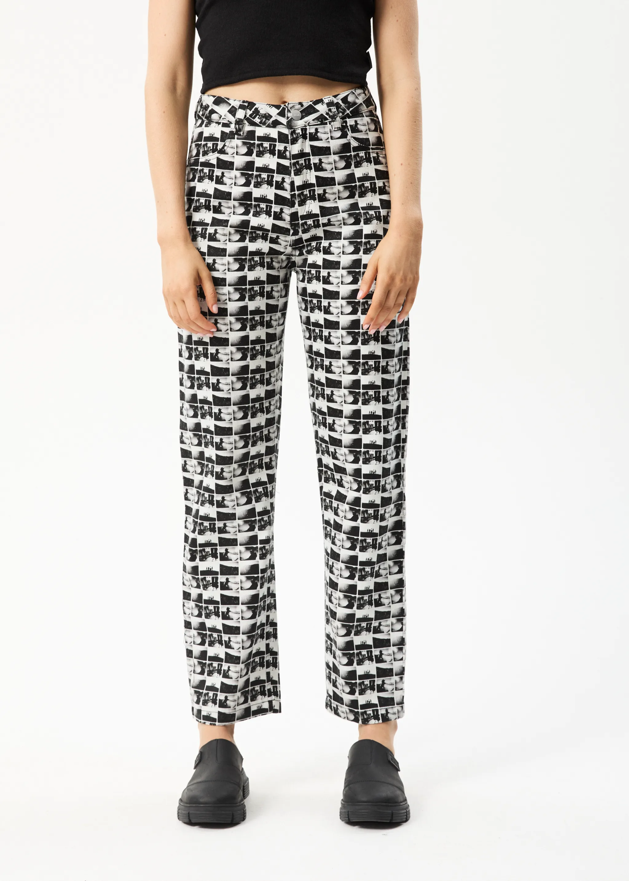 AFENDS Womens Chaos Shelby - Wide Leg Pant - Black sold by Afends product image thumbnail 2