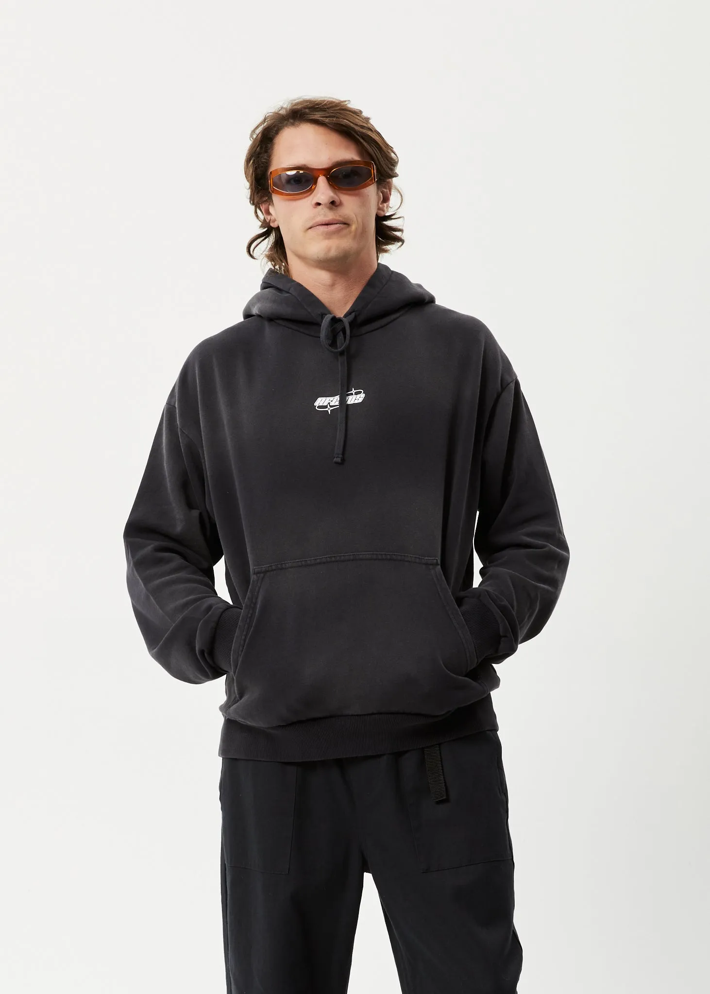 AFENDS Mens Eternal - Hoodie - Worn Black sold by Afends product image thumbnail 2