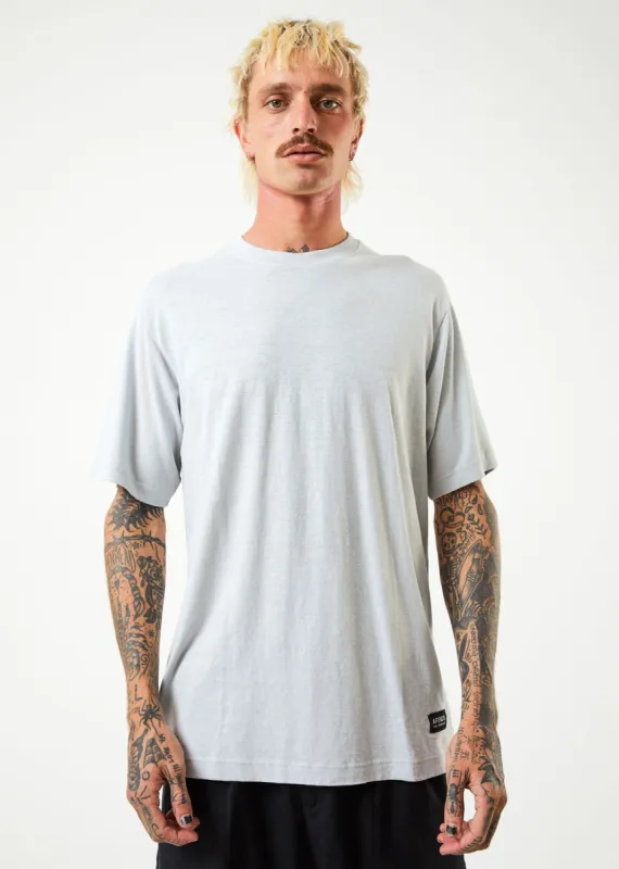 Afends Mens Classic - Hemp Retro T-Shirt - Smoke sold by Afends