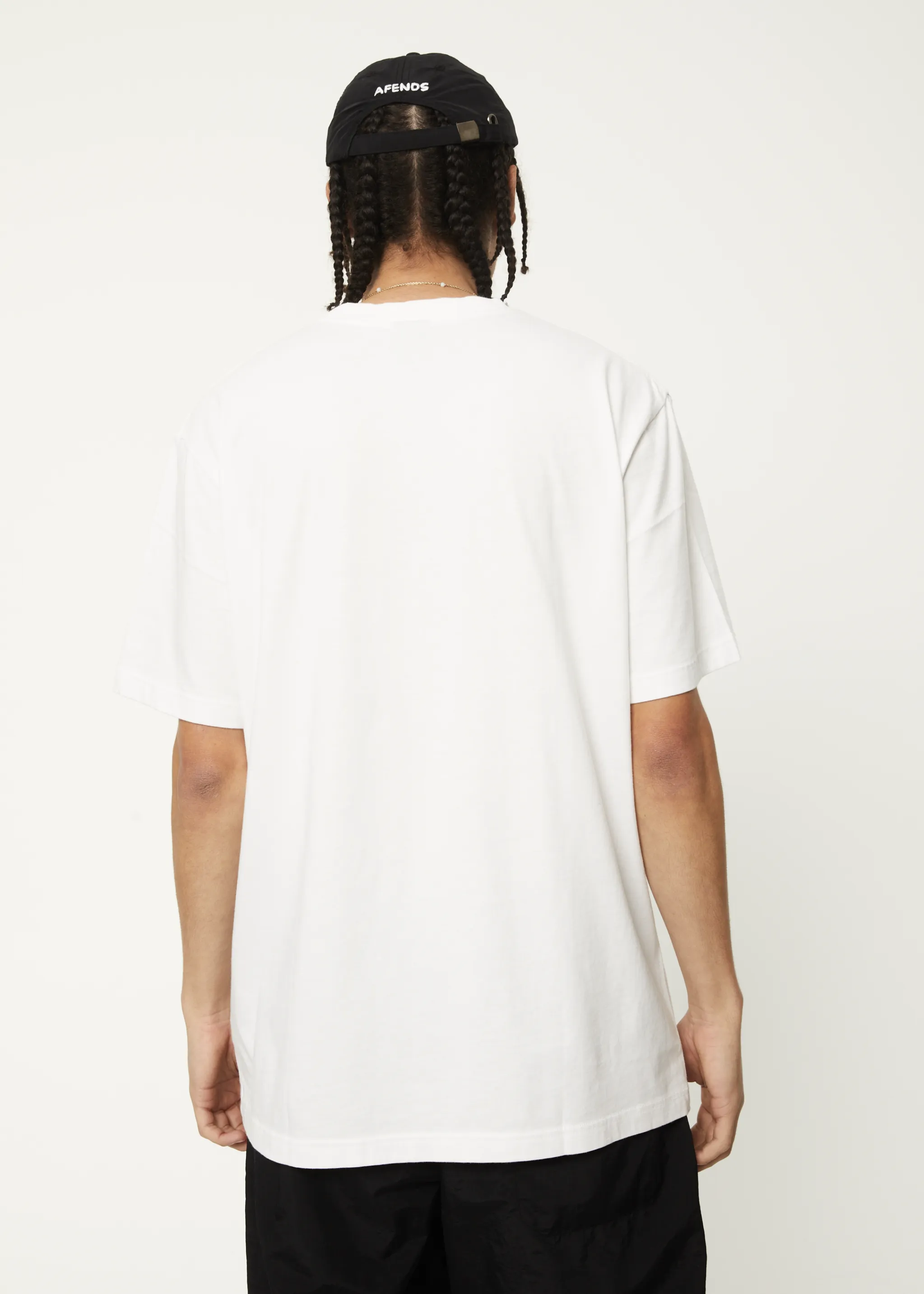 AFENDS Mens Back To It - Retro Graphic Logo T-Shirt - White sold by Afends product image thumbnail 5
