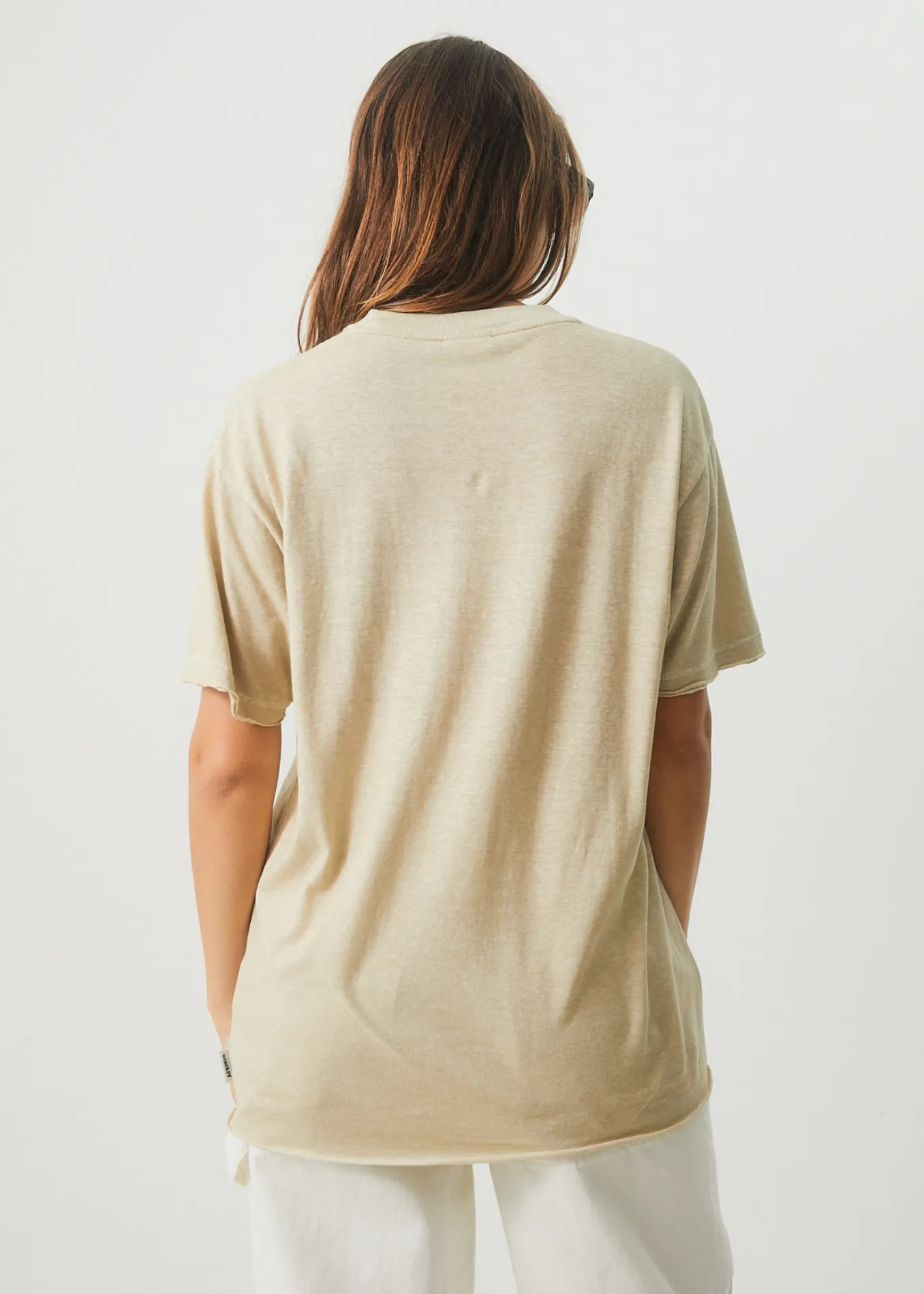 AFENDS Womens Slay - Oversized Tee - Cement sold by Afends product image thumbnail 5