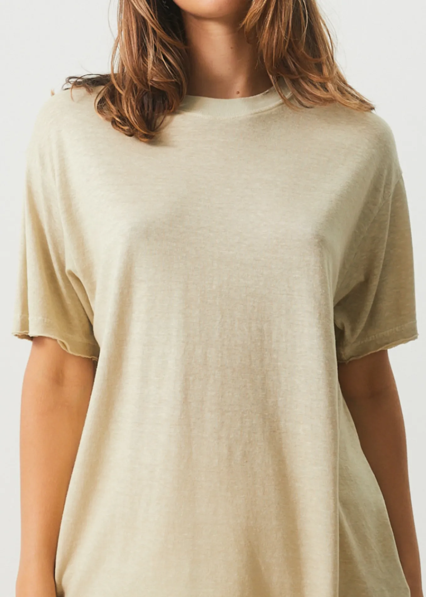 AFENDS Womens Slay - Oversized Tee - Cement sold by Afends product image thumbnail 2