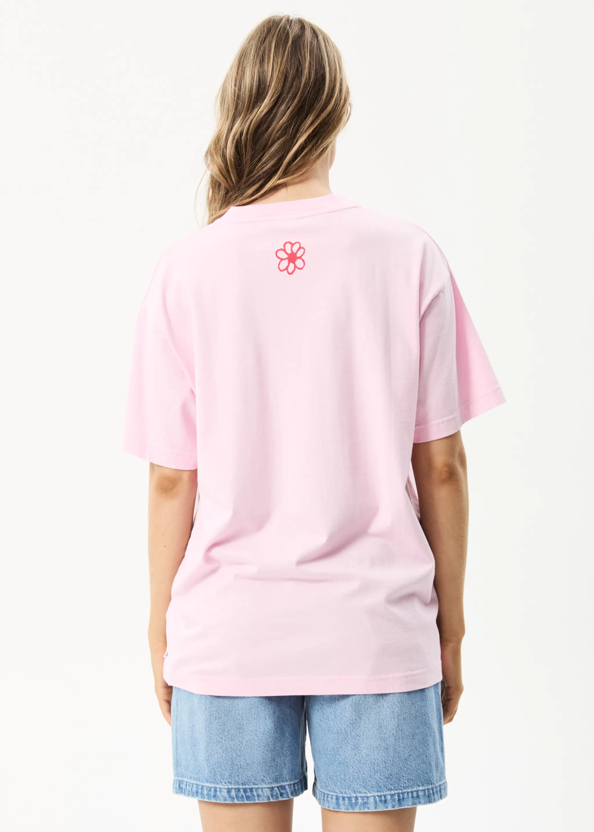 AFENDS Womens To Grow - Oversized Graphic T-Shirt - Powder Pink sold by Afends product image thumbnail 5
