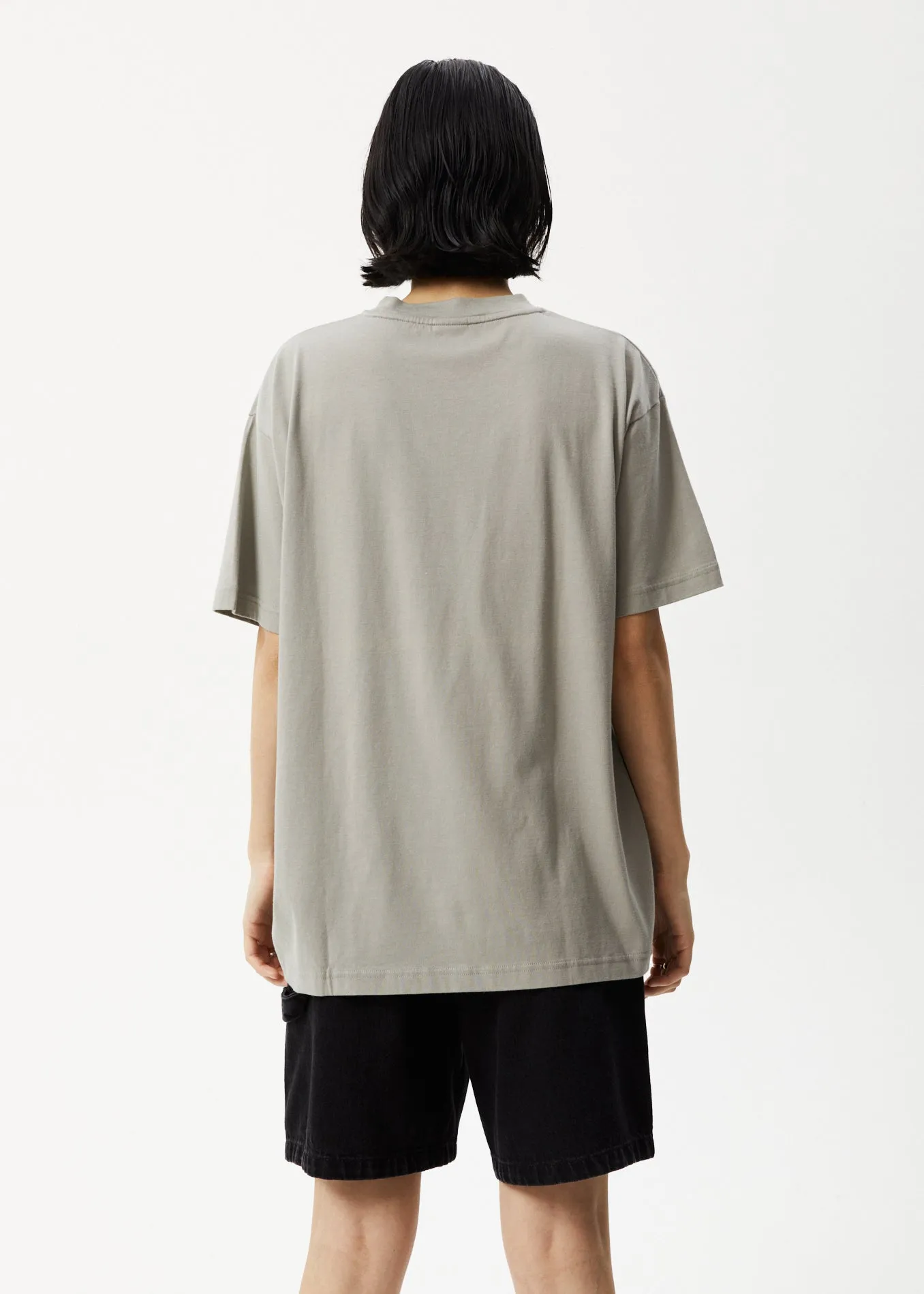 AFENDS Womens Lily Slay - Oversized Graphic T-Shirt - Olive sold by Afends product image thumbnail 5