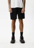 AFENDS Mens Cabal - Elastic Waist Technical Shorts - Black sold by Afends