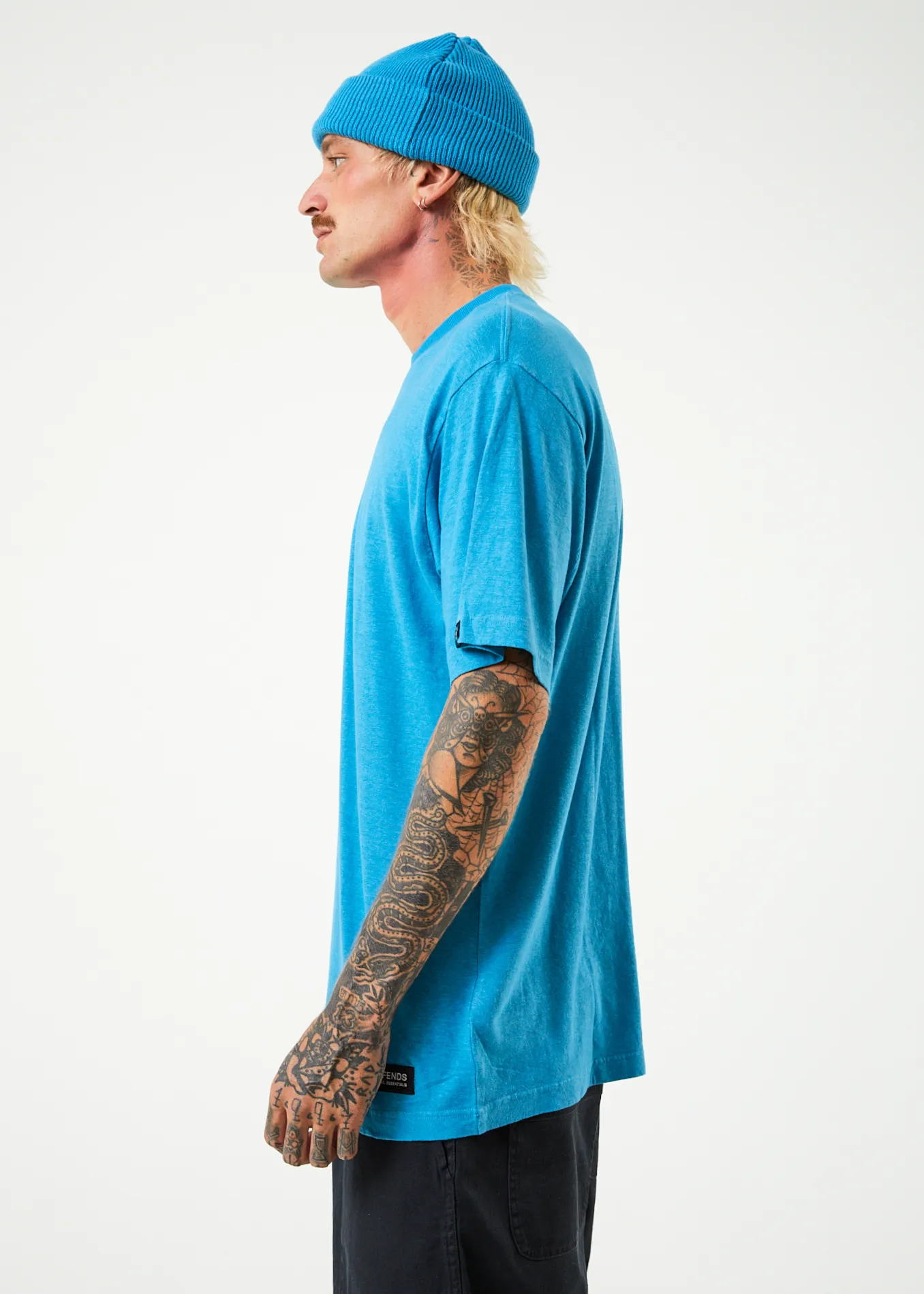 AFENDS Mens Classic - Retro Tee - Dark Teal sold by Afends product image thumbnail 4