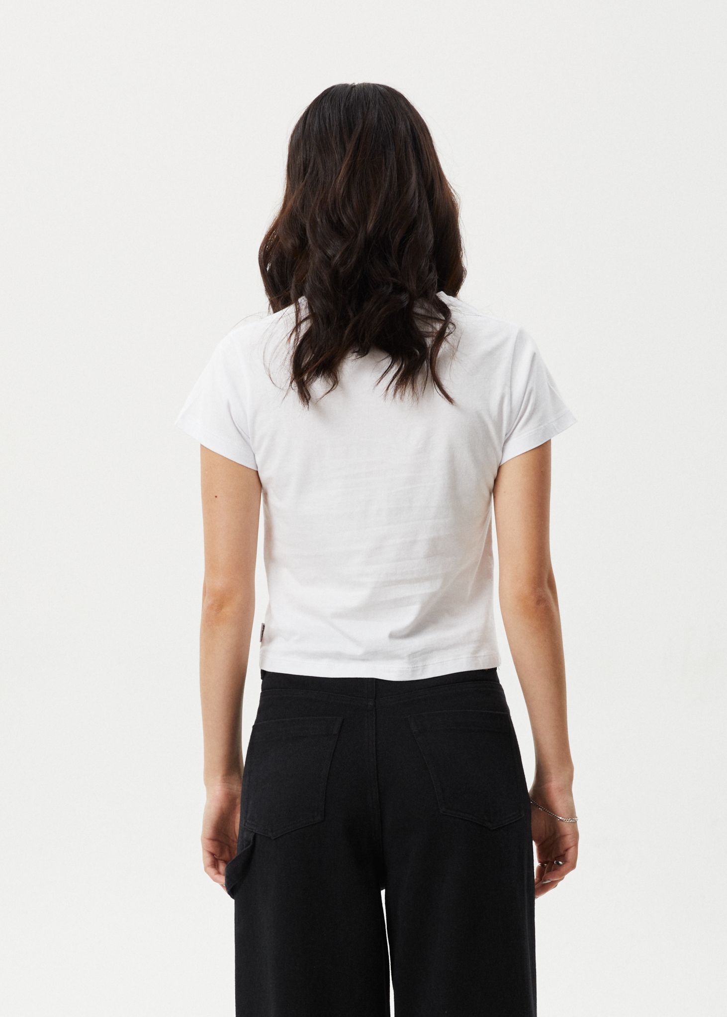 Afends Womens Funhouse - Baby Tee - White sold by Afends product image thumbnail 5